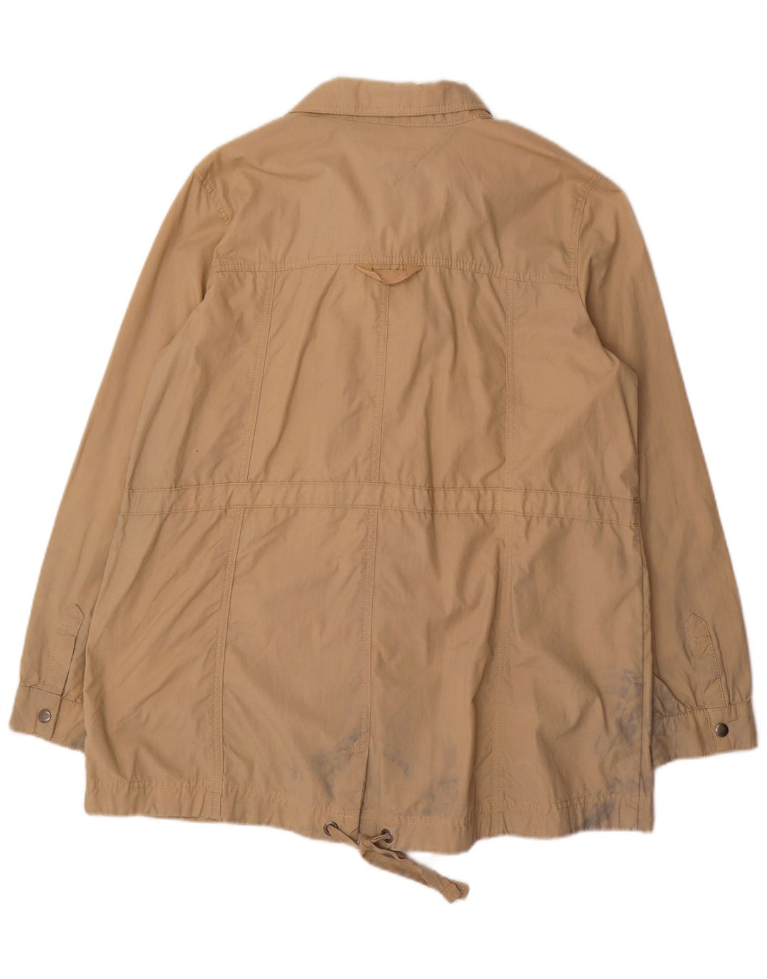 Tommy Hilfiger Damen Utility-Jacke UK 16 Large Beige Baumwolle