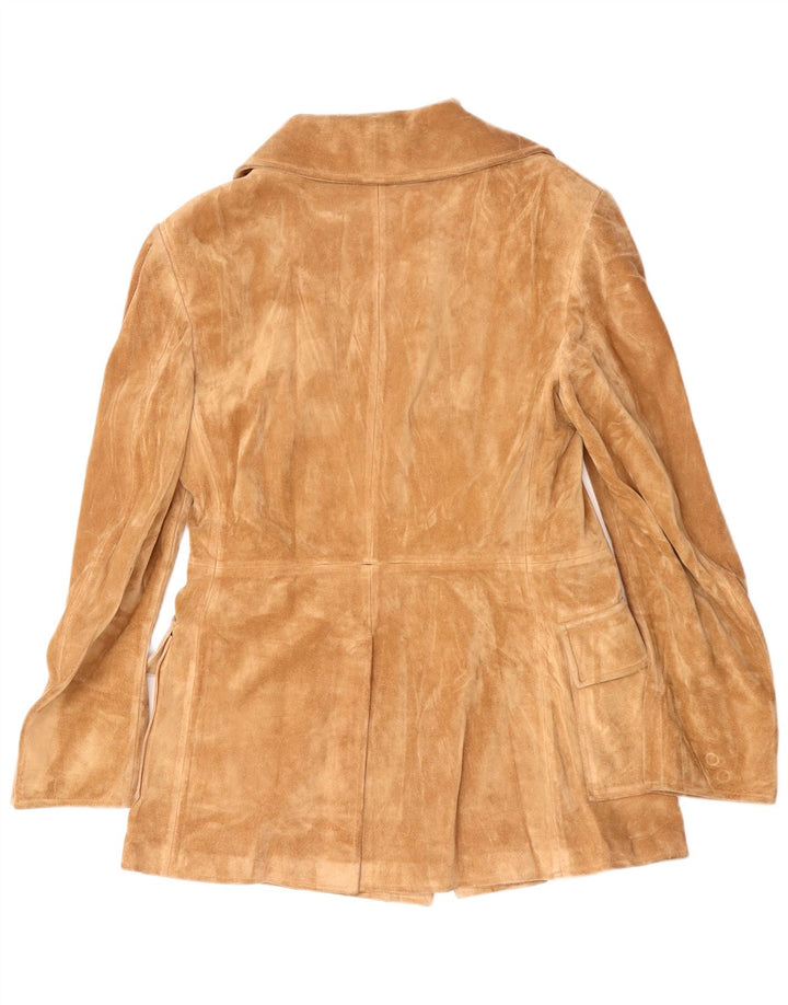 Vintage Herren 4-Knopf-Blazerjacke IT 52 XL Beige