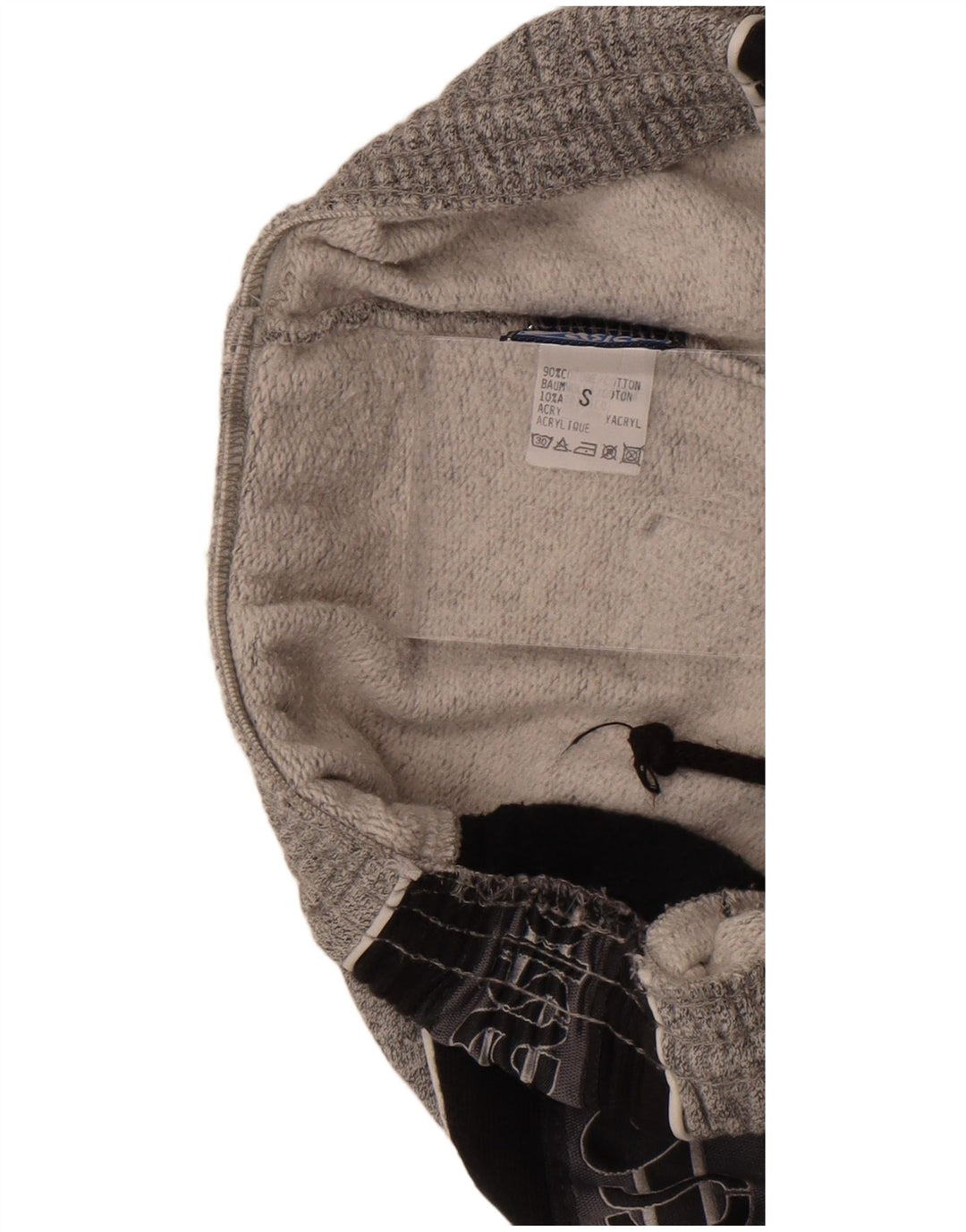 Asics Herren-Trainingshose mit Grafik, Größe S, Grau, Colourblock-Baumwolle