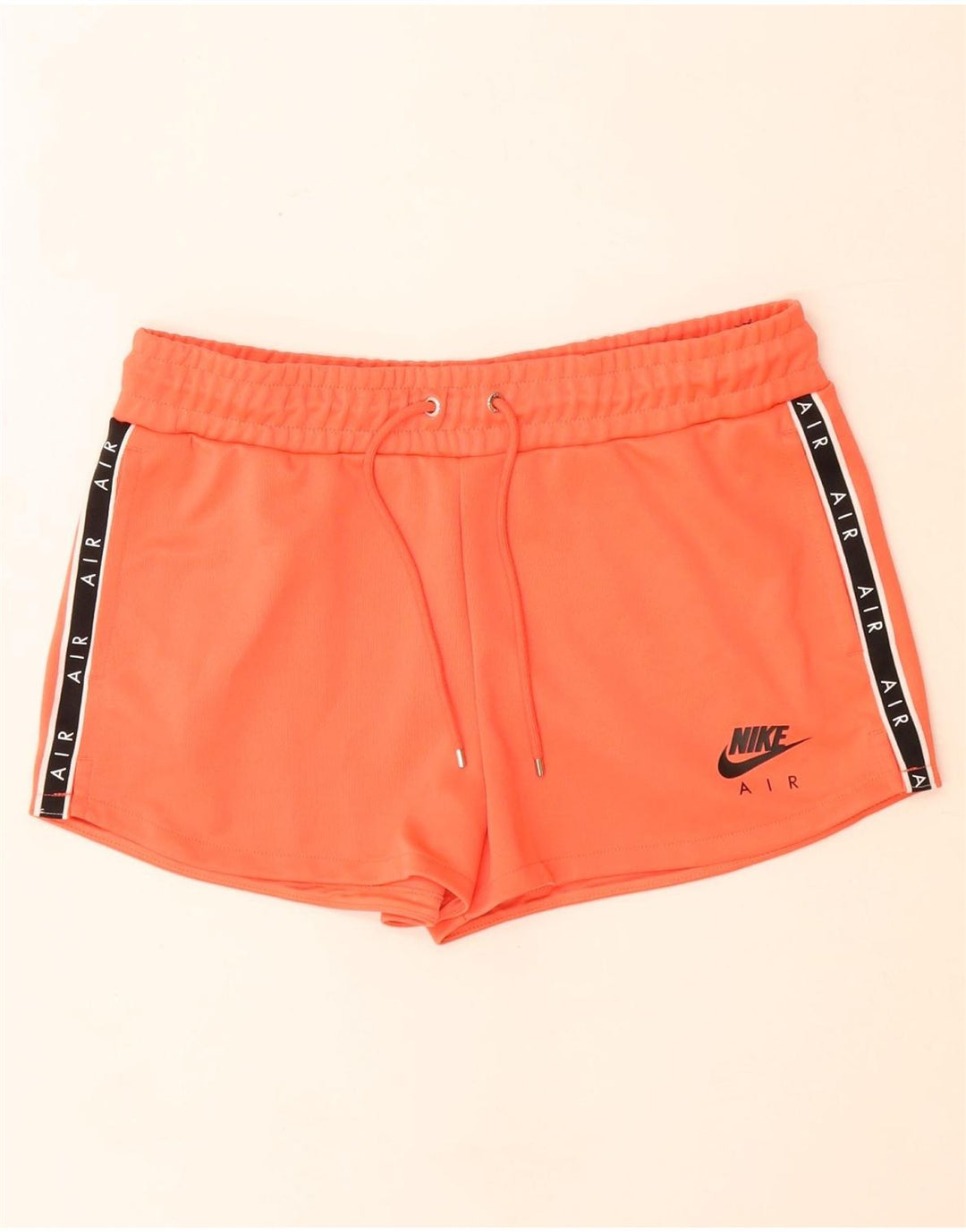 Nike Damen Graphic Sport Shorts UK 14 Mittelorange Polyester