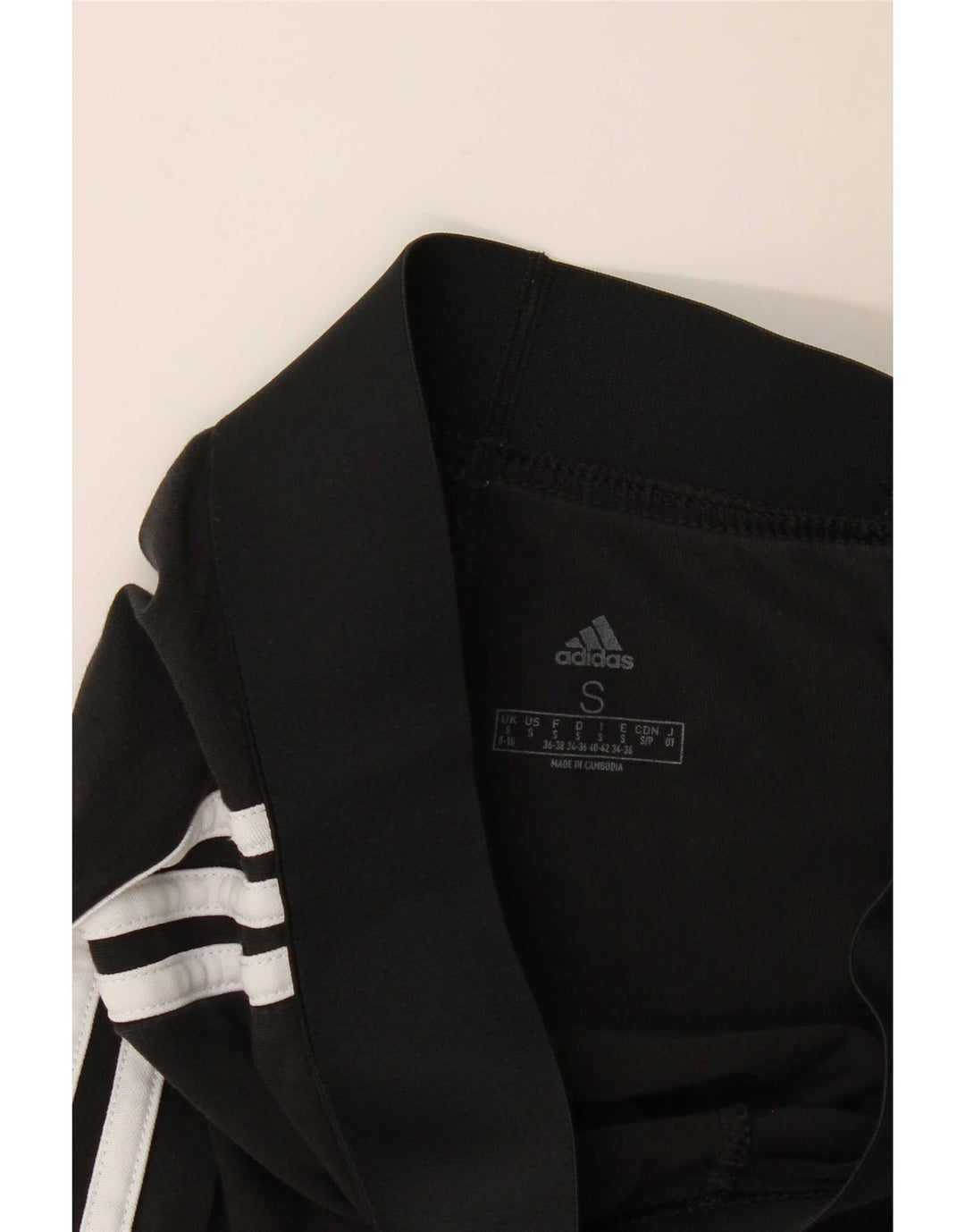 Adidas Damen Leggings UK 8/10 Small Schwarz
