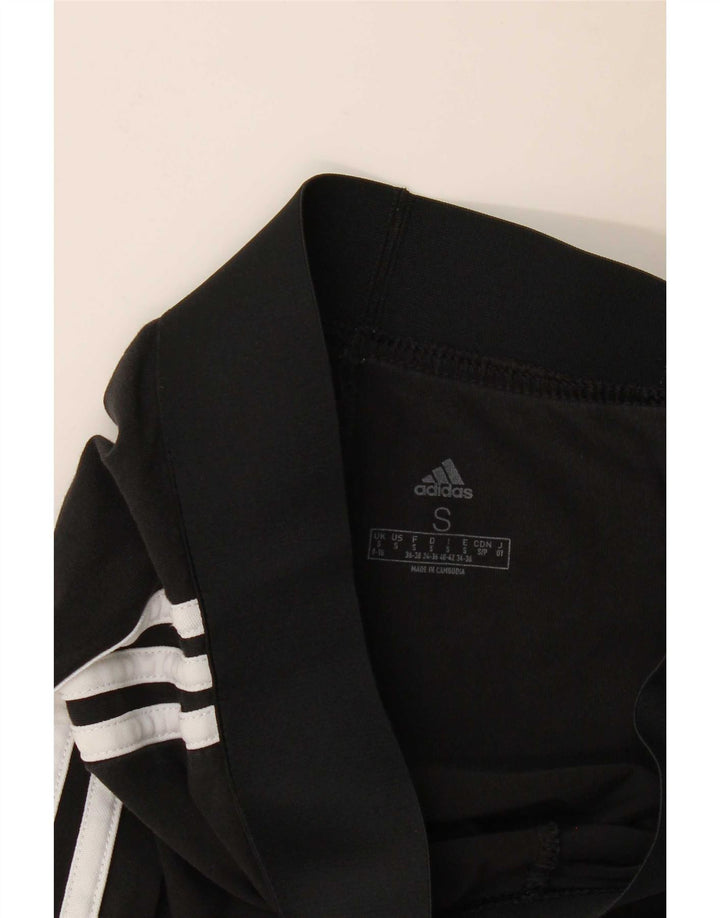 Adidas Damen Leggings UK 8/10 Small Schwarz