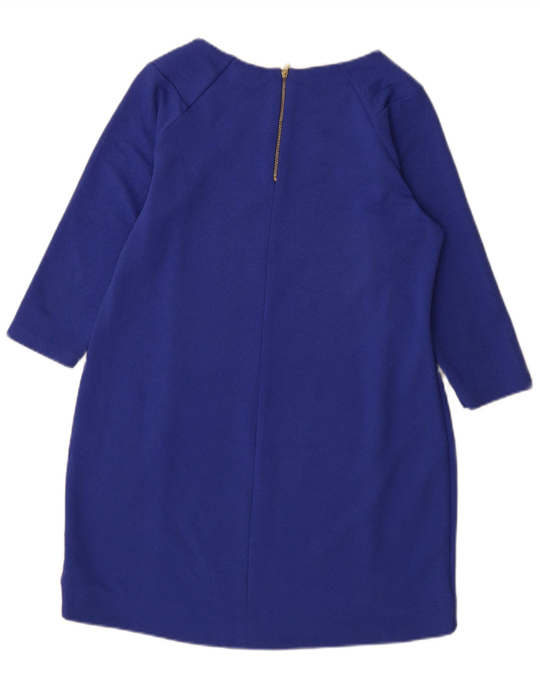 Marks & Spencer Damen Petite Etuikleid mit 3/4-Ärmeln, UK 12, Mittelblau