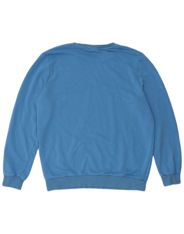 Puma Herren Sweatshirt Pullover mittelblaue Baumwolle