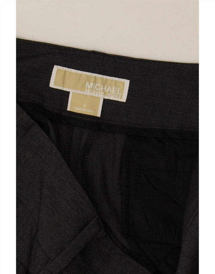 MICHAEL KORS Womens Bootcut Casual Trousers US 4 Small W30 L31 Grey Vintage Michael Kors and Second-Hand Michael Kors from Messina Hembry 