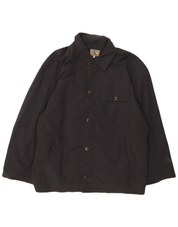 Calvin Klein Herren Windjacke UK 44 2XL Schwarz