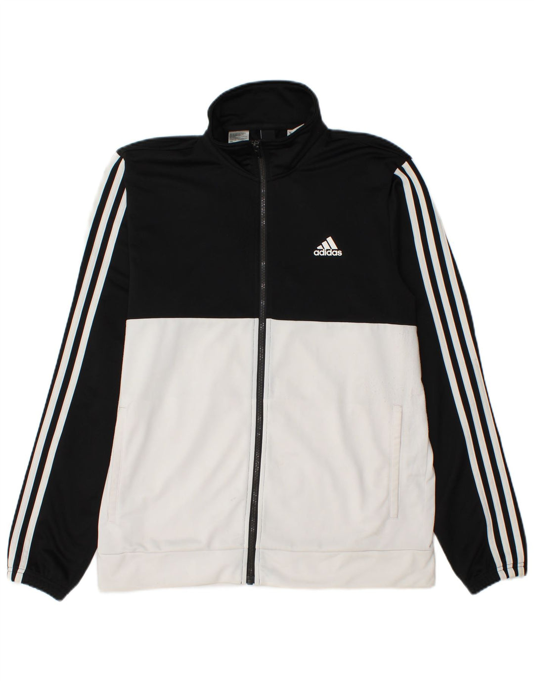 Adidas Herren-Trainingsanzugoberteil, UK-Größe 40/42, Mittelschwarz, Farbblock