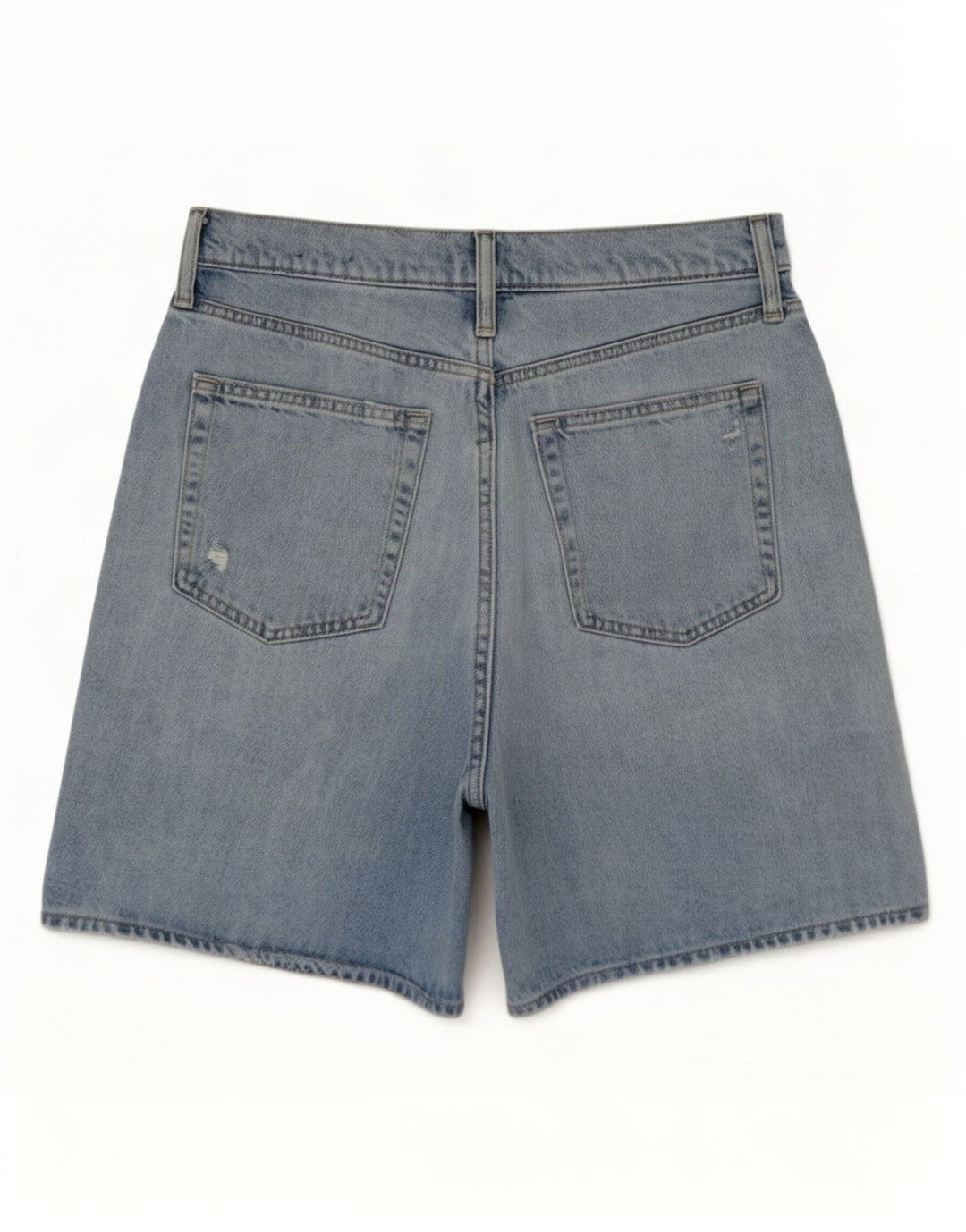 Gap Distressed Denim-Shorts für Damen, mittelgroß, W28, blaue Baumwolle