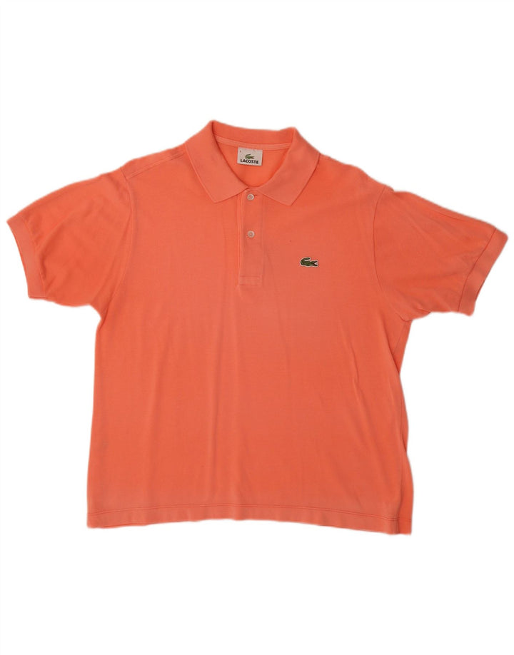 Lacoste Herren-Poloshirt, Größe 4, mittelorange Baumwolle