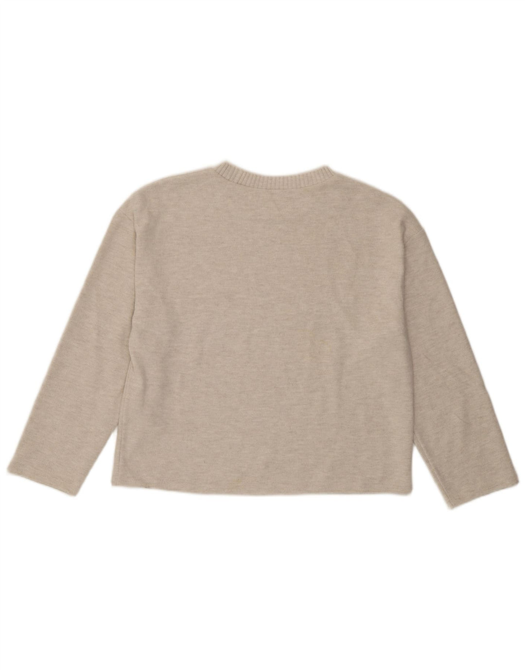 Zara Damen Blusenoberteil UK 14 Medium Beige Polyester
