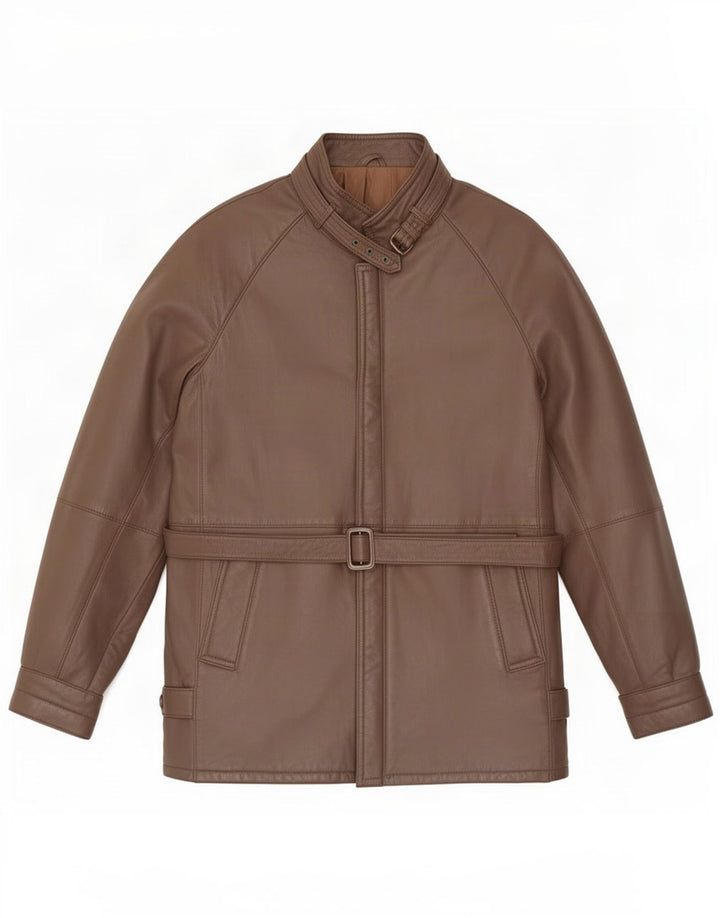Vintage Herren Lederjacke UK 36 Small Brown