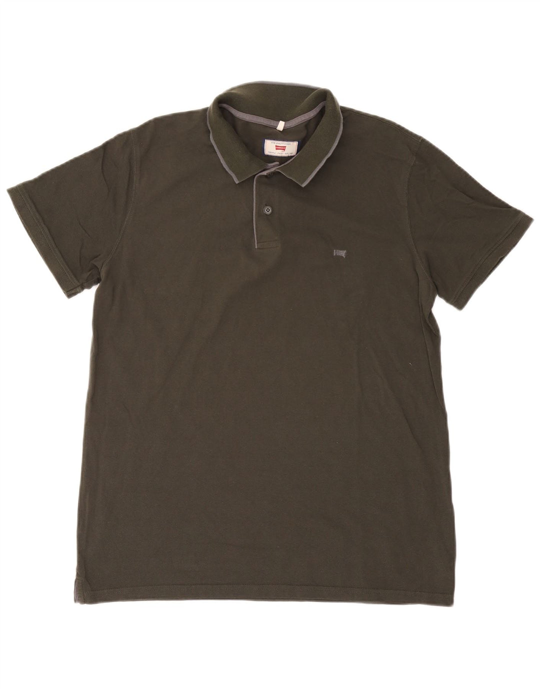 Carrera Herren Regular Fit Poloshirt XL Khaki Baumwolle