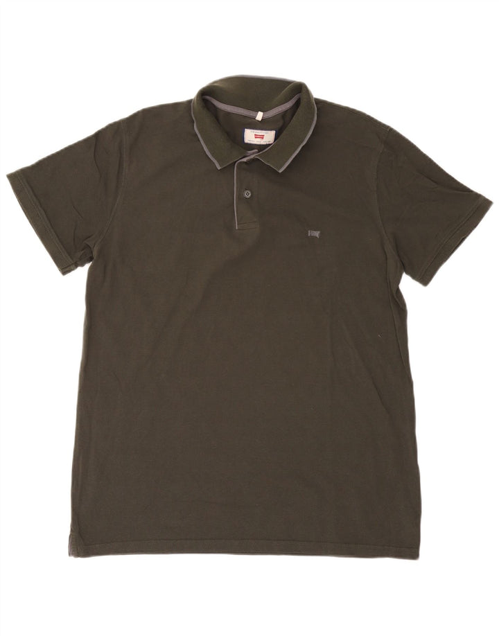 Carrera Herren Regular Fit Poloshirt XL Khaki Baumwolle