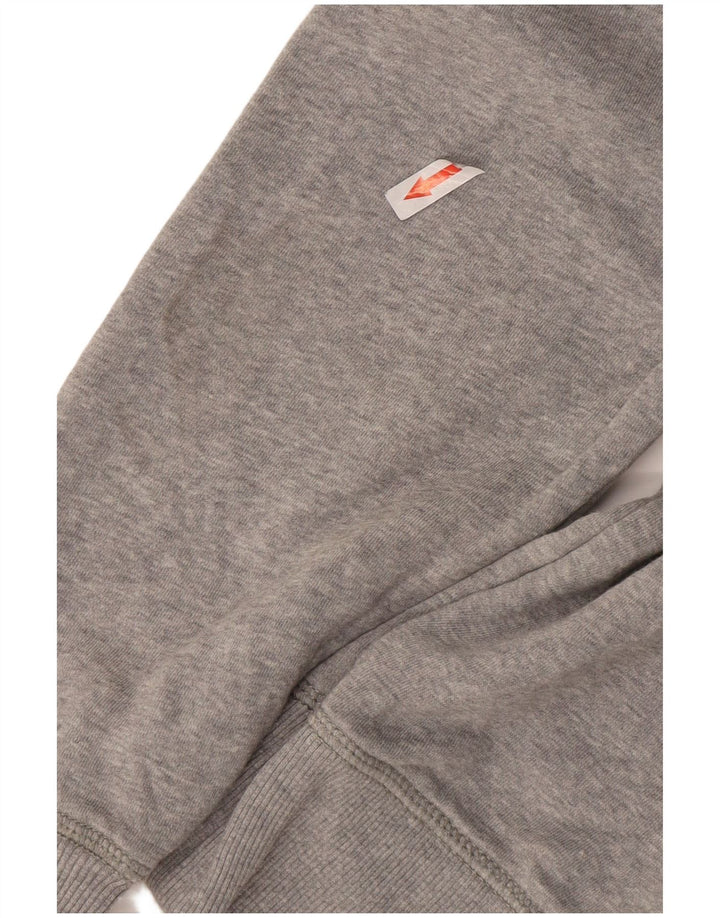 Tommy Hilfiger Herren-Sweatshirt mit Grafik, mittelgrau gefleckte Baumwolle