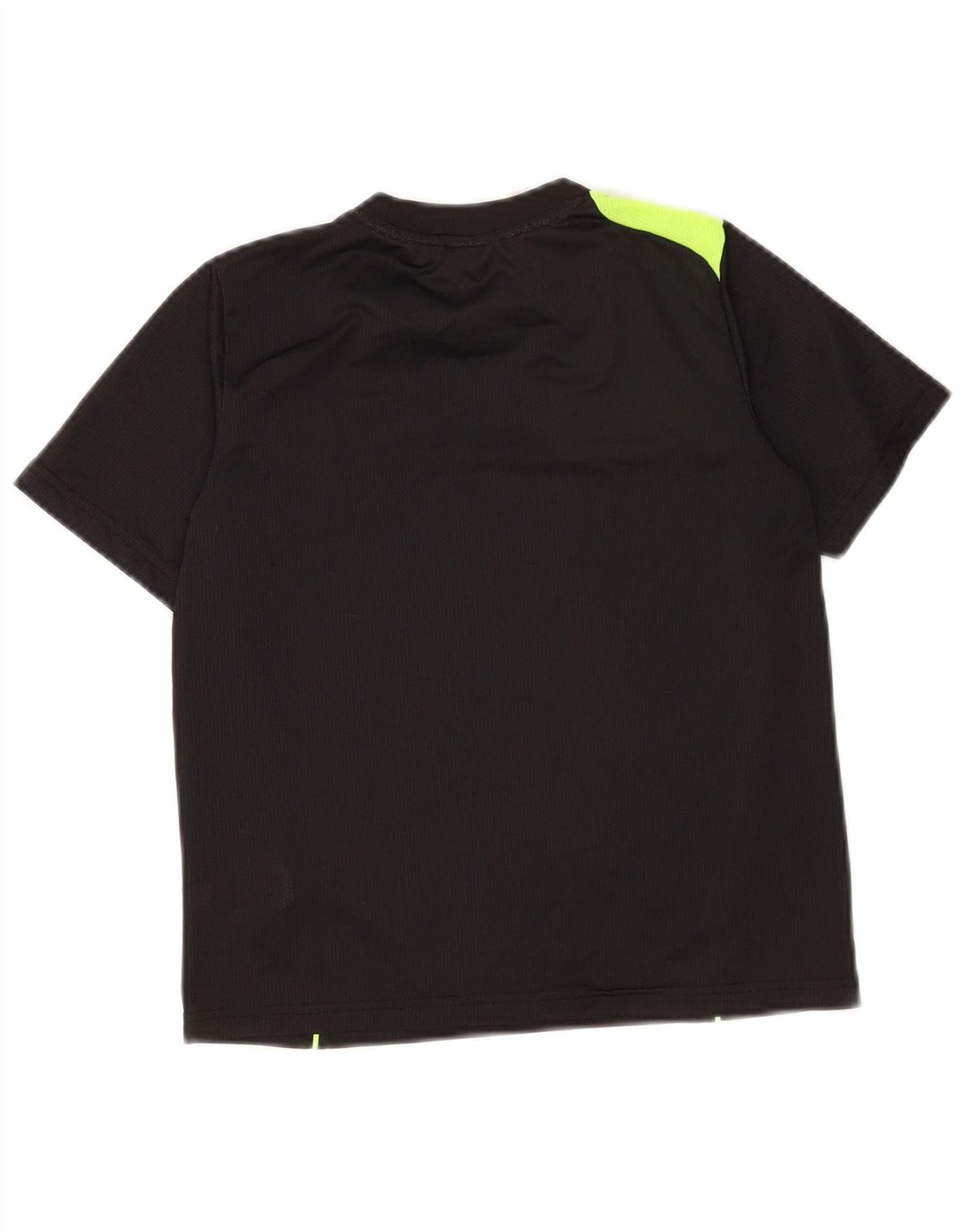 Adidas Jungen T-Shirt mit Grafik, 9–10 Jahre, schwarzes Colourblock-Polyester