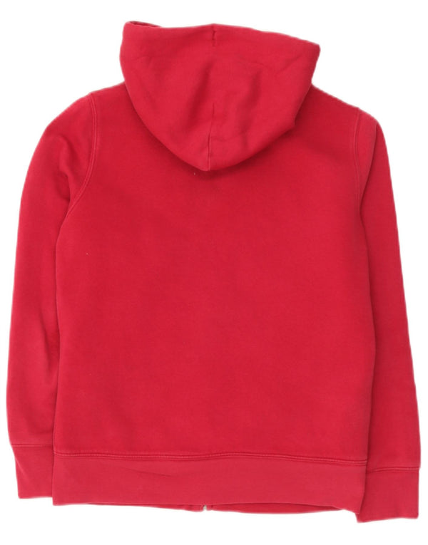 Gap Womens Graphic Hoodie Pullover UK 10 Small Rote Baumwolle