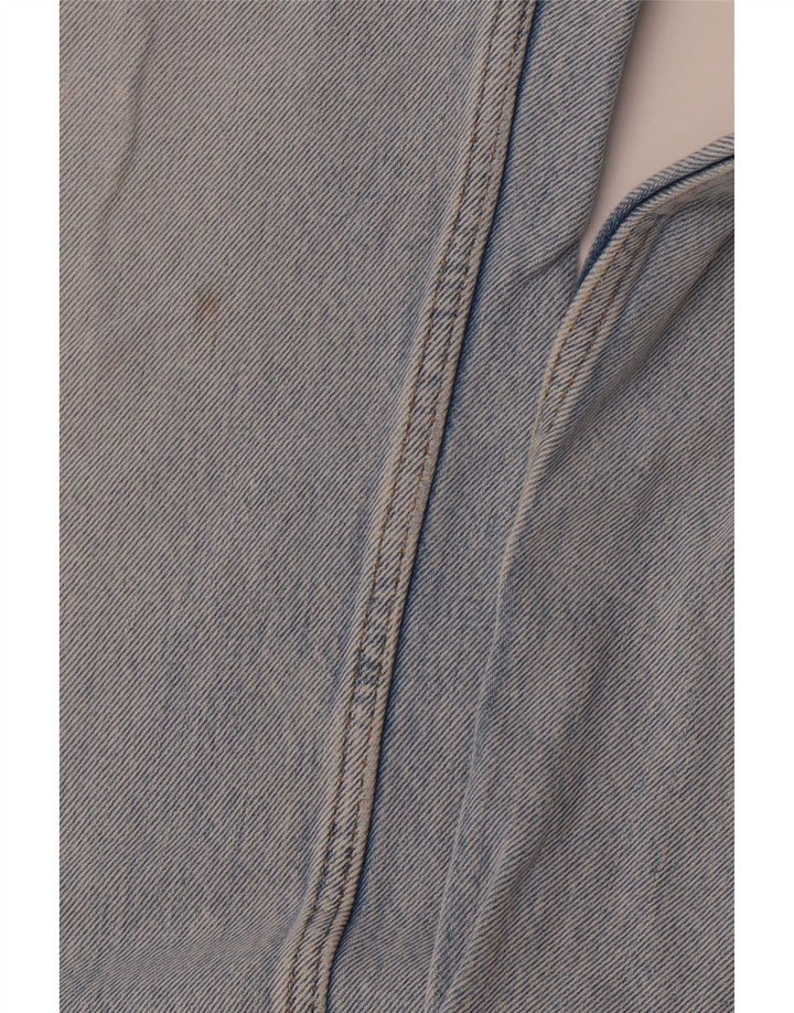 ZARA Herren Distressed Straight Jeans EU 38 Small W30 L30 Blau