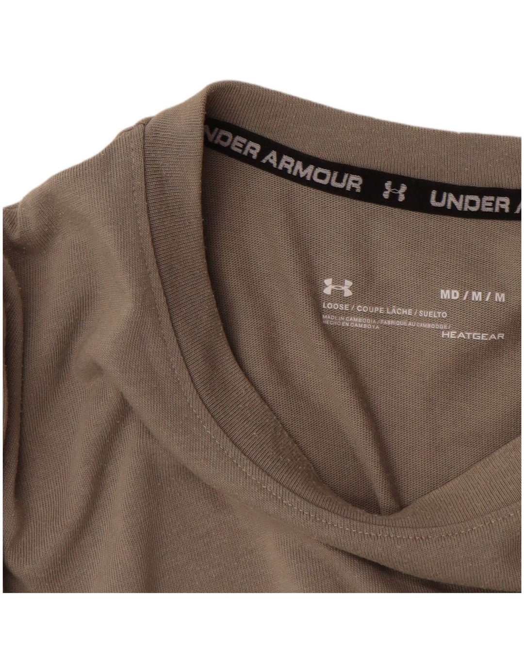 UNDER ARMOUR Herren Heat Gear Graphic T-Shirt Top Mittelgrau