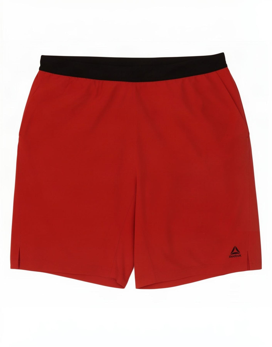Reebok Herren Speedwick Sport Shorts Mittelrotes Colourblock-Polyester