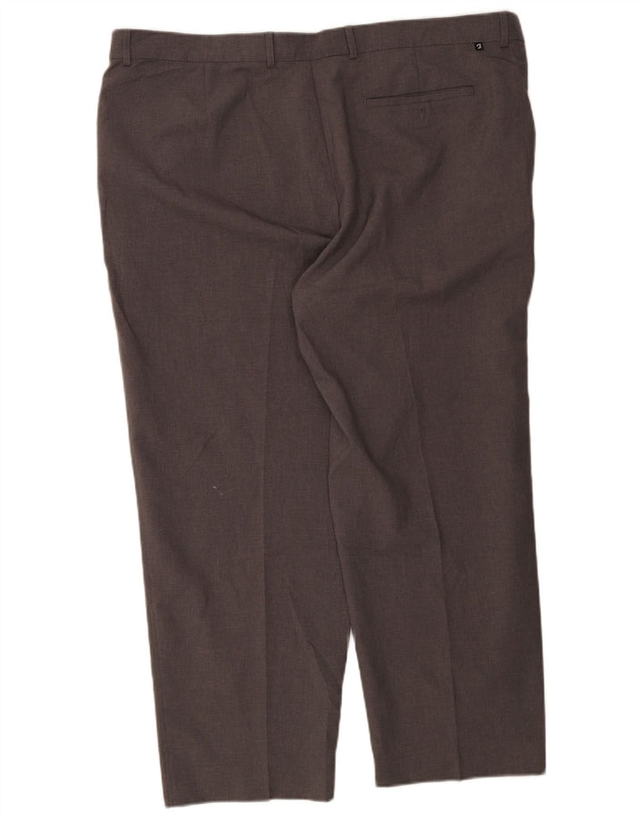 Farah Gerade Herren-Chinohose W48 L29 Graues Polyester
