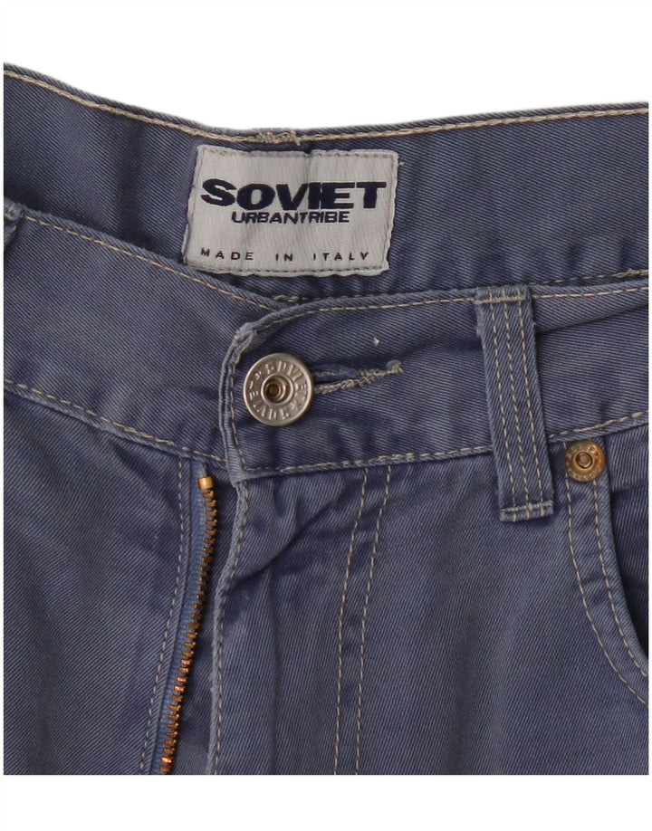Vintage Herren Cargo Shorts W34 Groß Marineblau