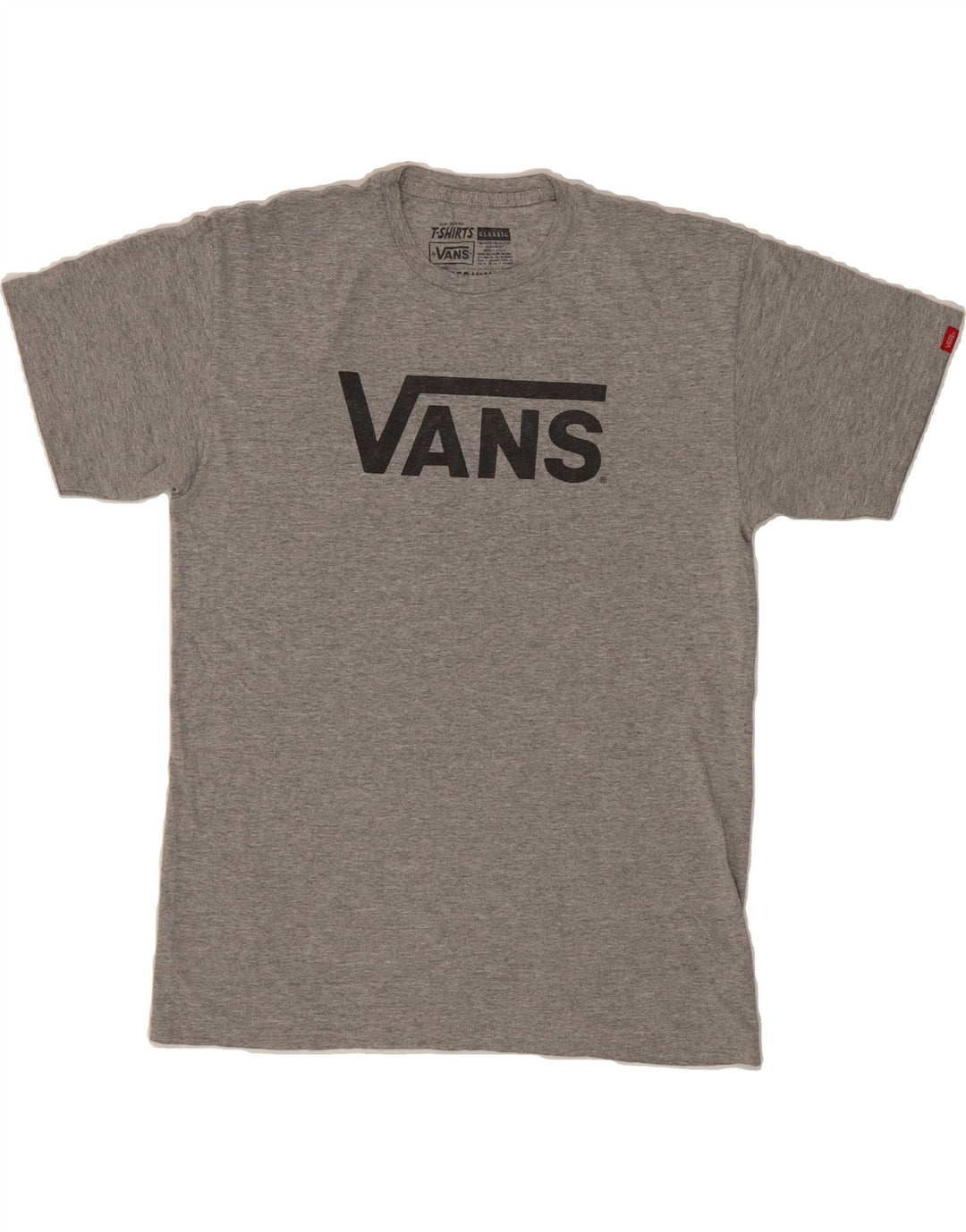 VANS Mens Classic Fit Graphic T-Shirt Top Medium Grey Cotton Vintage Vans and Second-Hand Vans from Messina Hembry 