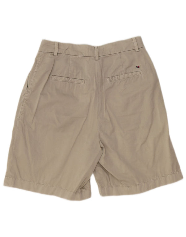 Tommy Hilfiger Damen-Chinoshorts mit hoher Taille und Pegged, UK 6, XS, W25, Grau