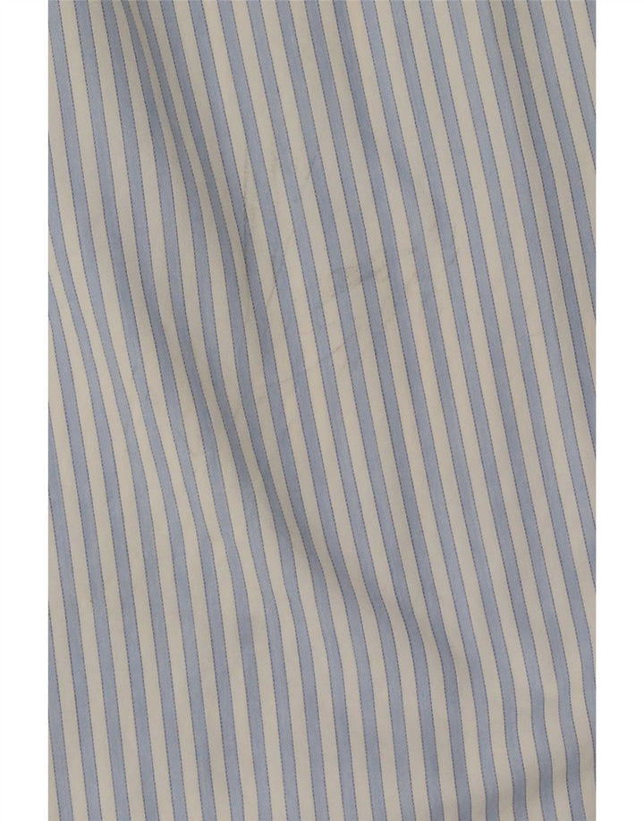 Ellesse Herrenhemd XL blau gestreift aus Baumwolle