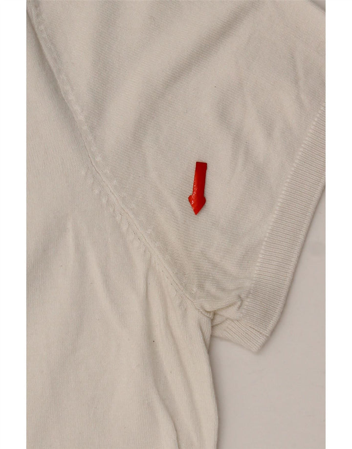 Zara Herren T-Shirt Top Mittelweiß