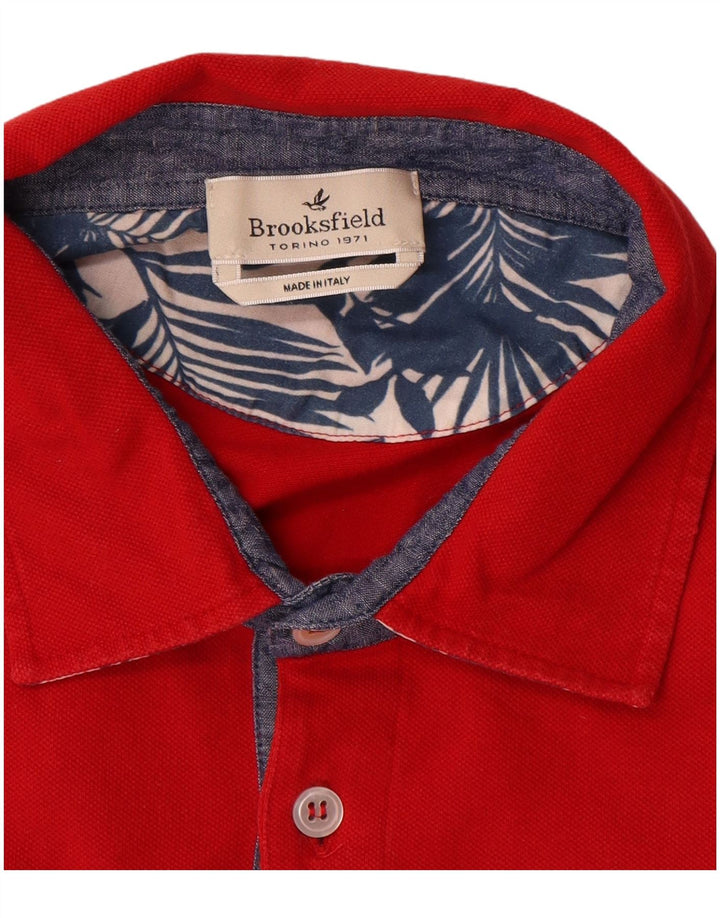 Brooksfield Herren-Poloshirt, groß, Rot