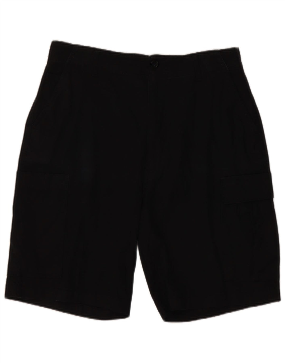 Zara Herren Cargoshorts EU 42 Large W32 Schwarze Baumwolle