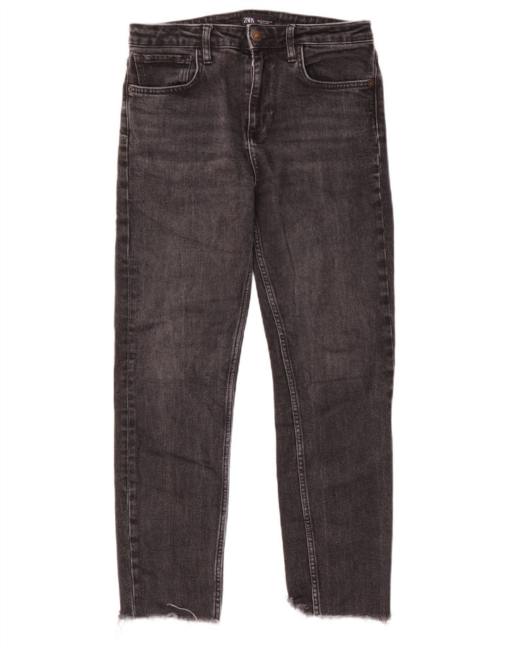Zara Damen Slim Jeans EU 40 Medium W30 L27 Grau