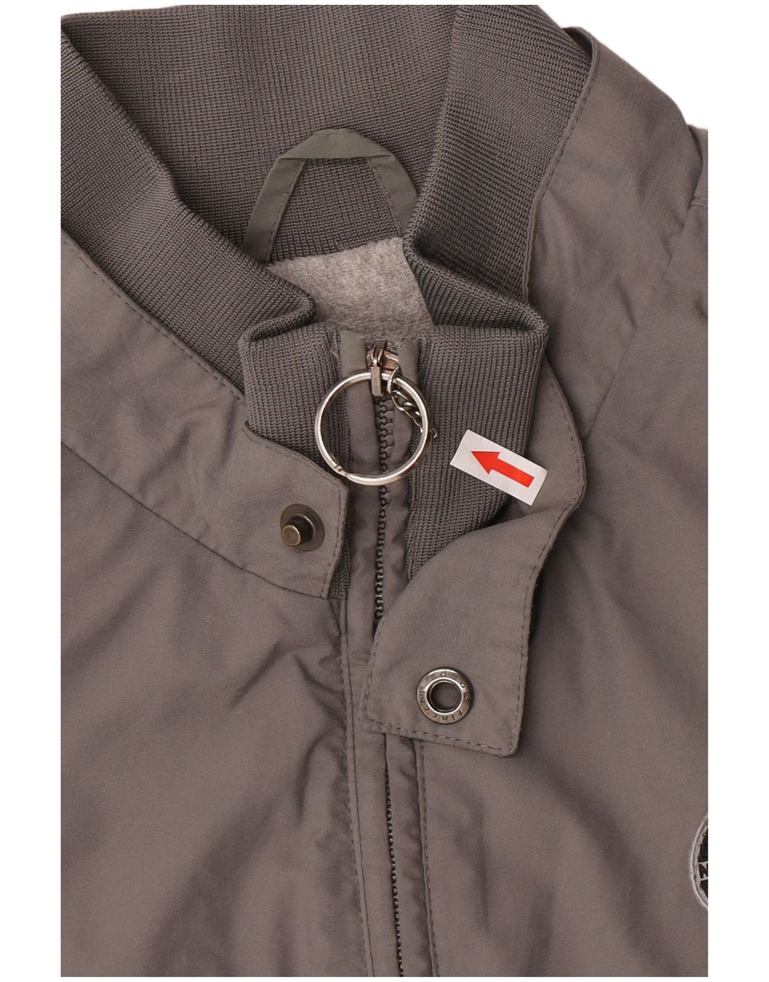 North Sails Herren Bomberjacke UK 44 2XL Graues Polyamid