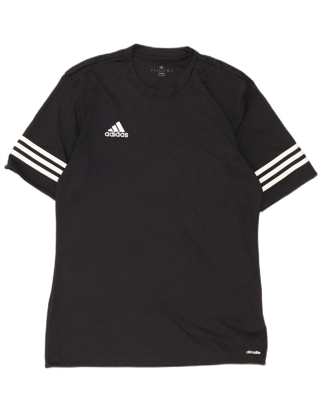 Adidas Herren Climalite T-Shirt Top Medium Schwarz Polyester