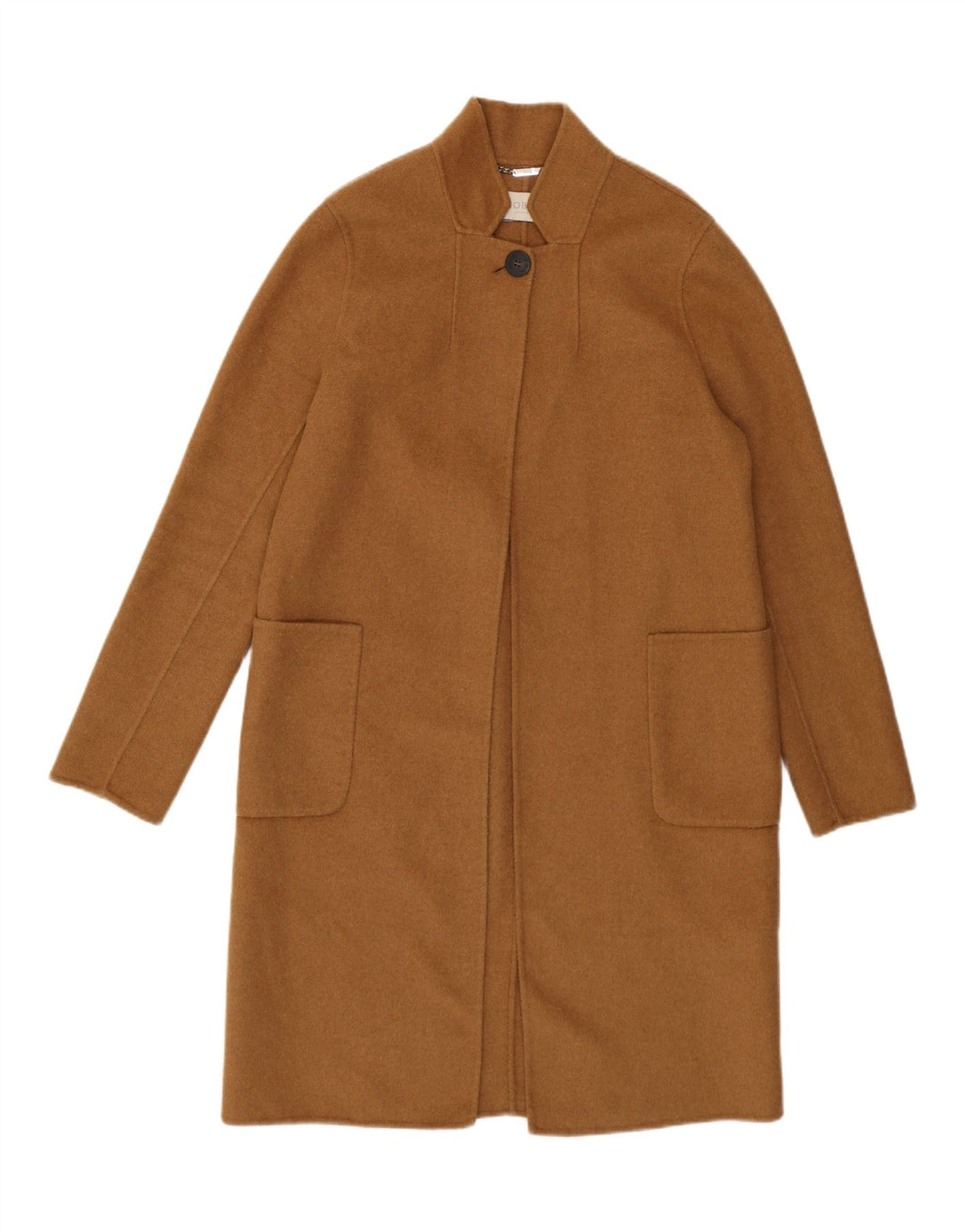 Hobbs Damenmantel UK 10 Small Braune Wolle