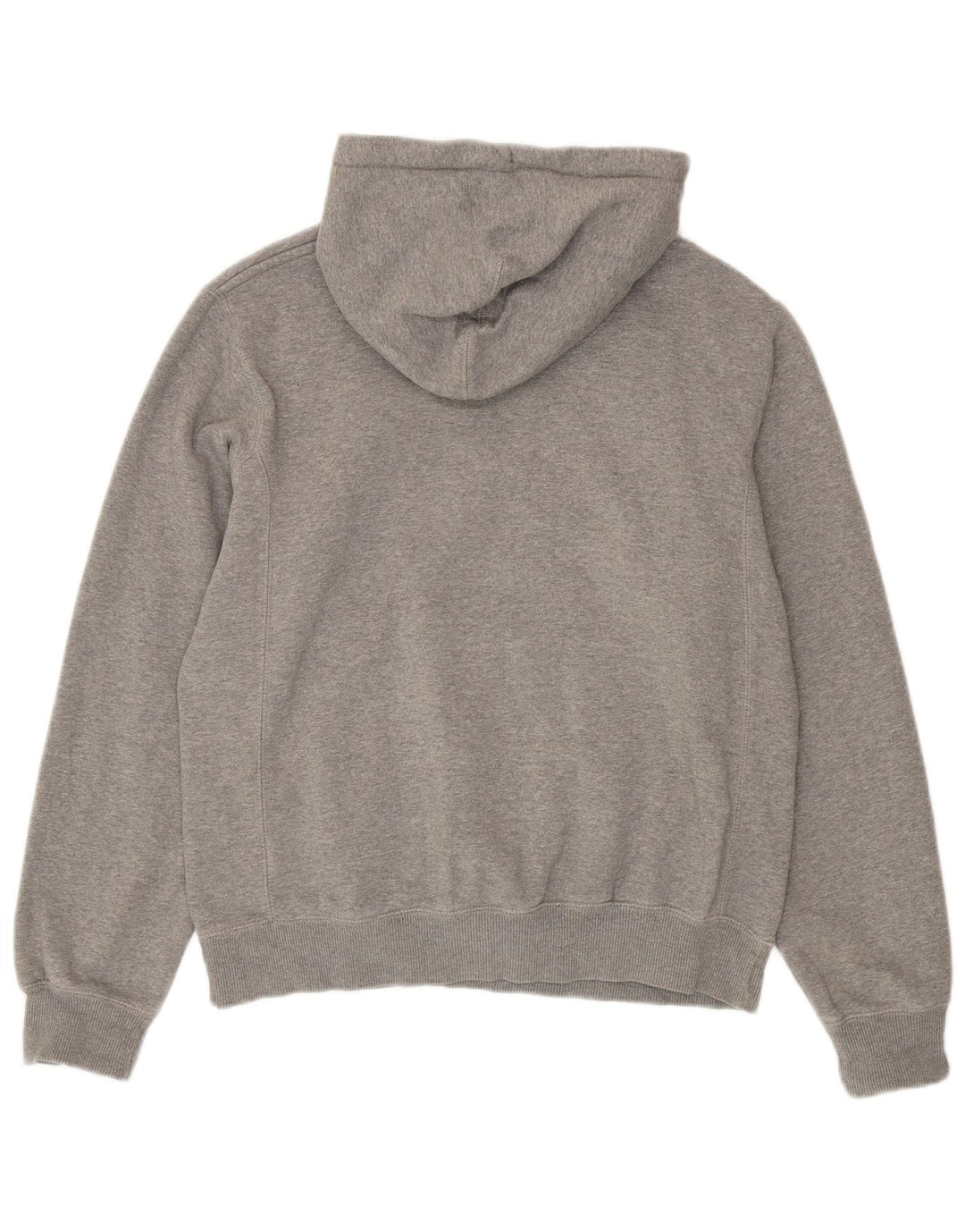 NIKE Mens Hoodie Jumper UK 39/41 Medium Grey Cotton