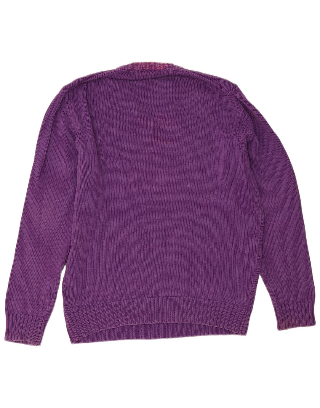 Zara Herren-Pullover mit V-Ausschnitt, Größe L, Lila