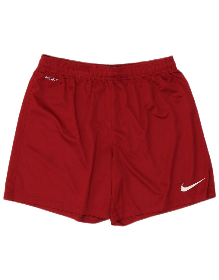 Nike Herren Dri Fit Sport Shorts Mittelrotes Polyester