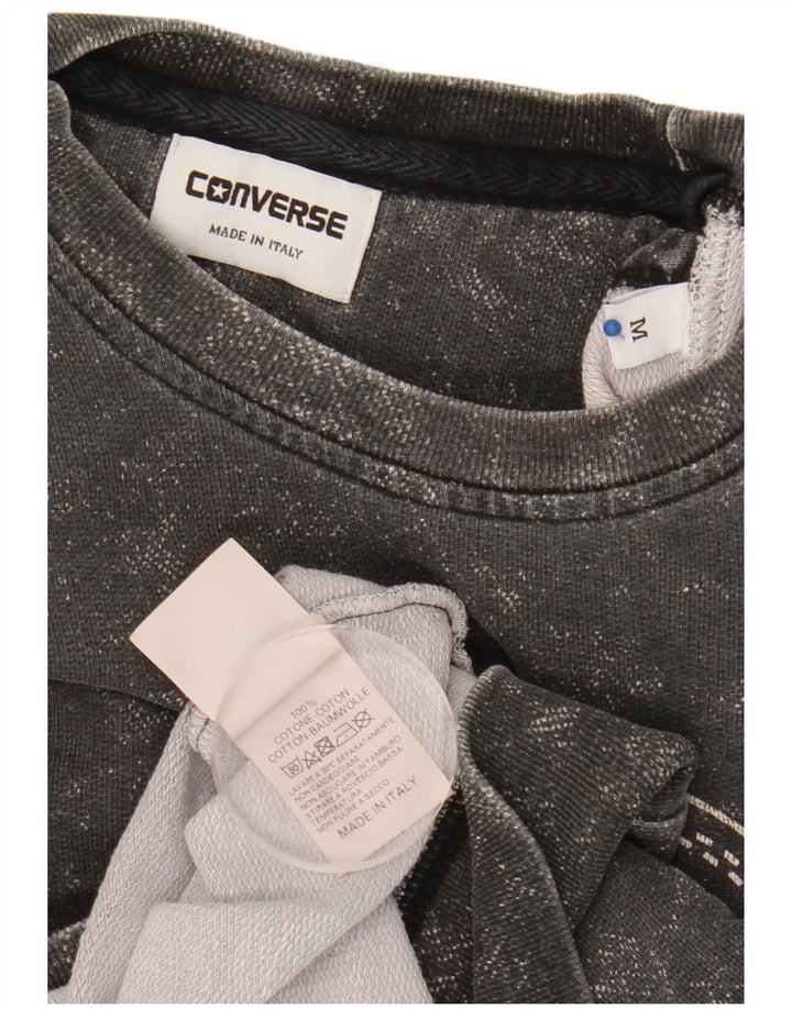 CONVERSE Herren Chuck Taylor Graphic Sweatshirt Pullover Mittelgrau Batik
