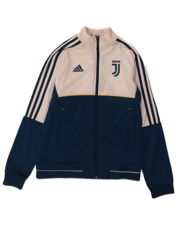 Adidas Juventus-Trainingsanzug-Oberteil für Jungen, 11–12 Jahre, blaues Farbblockdesign