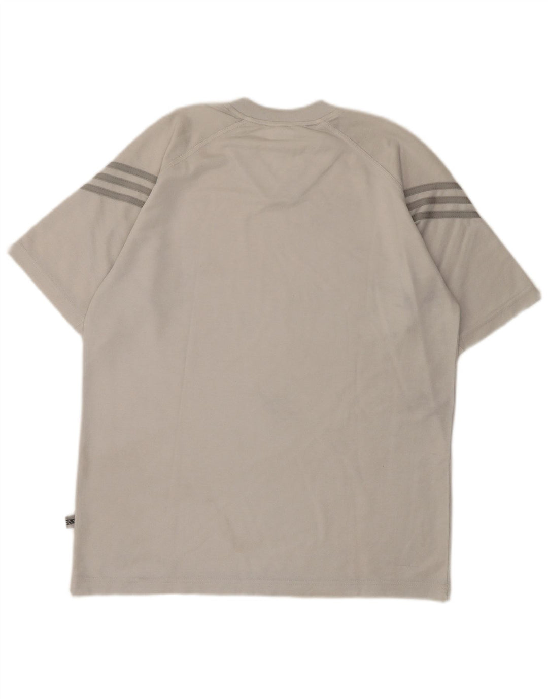Adidas Herren T-Shirt Top UK 38/40 Mittelgraues Polyester