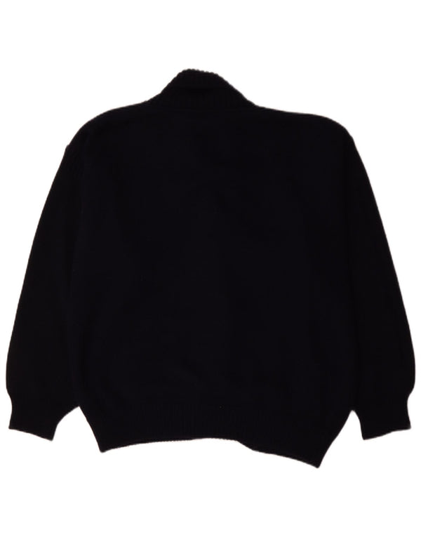 Frank Alexs Damen Strickjacke IT 52 2XL Marineblaue Wolle