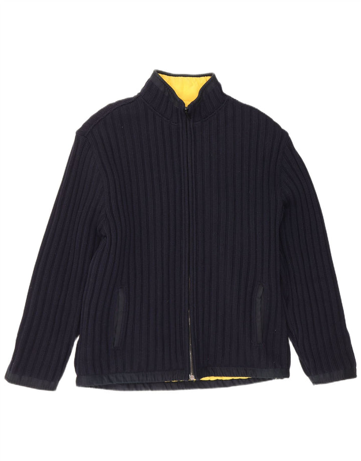 Paul & Shark Herren-Strickjacke, Größe L, Marineblau
