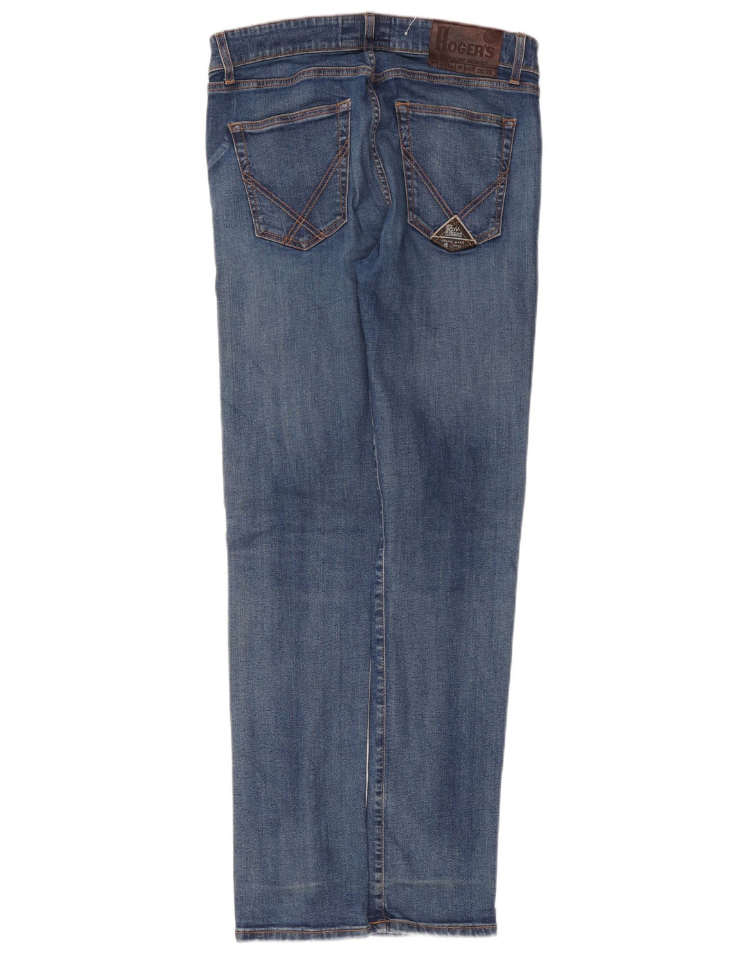 Roy Rogers Damen Superior Slim Jeans W35 L33 Blaue Baumwolle