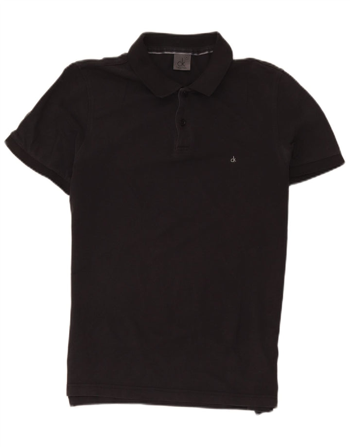 CALVIN KLEIN Herren Poloshirt Mittelschwarze Baumwolle