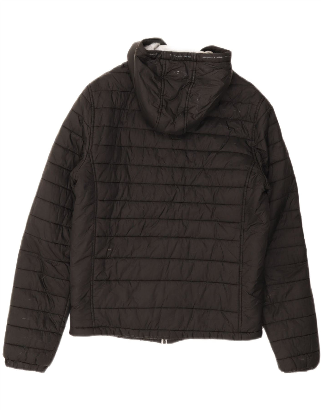 Champion Herren-Jacke mit Kapuze, gepolstert, UK 38, mittelschwarz, Polyamid