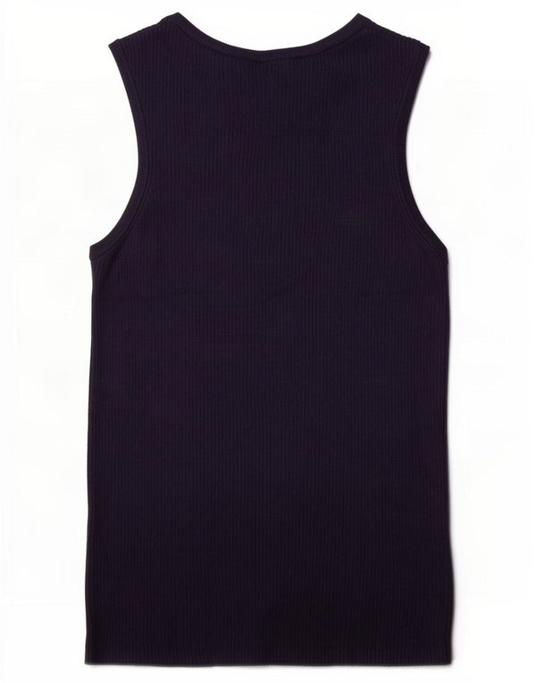 Marks & Spencer Damen Weste Top UK 8 Small Marineblaue Viskose