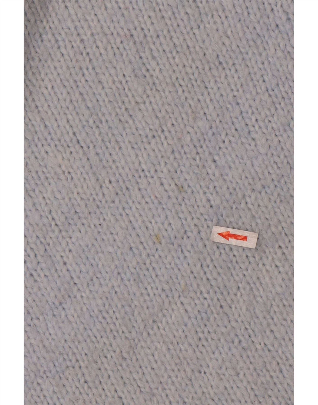 Zara Damen Übergroßer Pullover mit Rundhalsausschnitt, UK 14, mittelblaues Acryl
