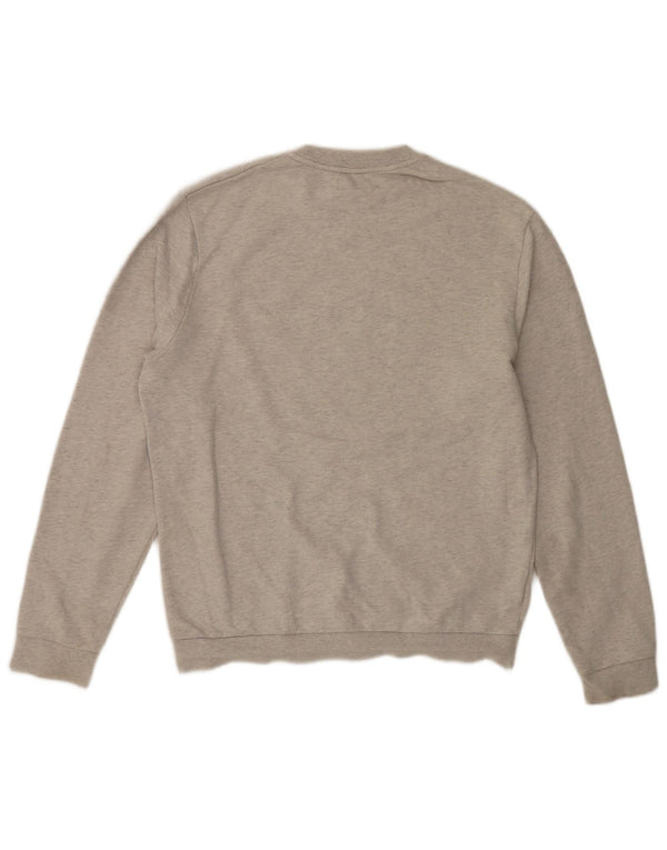 Fred Perry Mens Graphic Sweatshirt Jumper Medium Grey Cotton