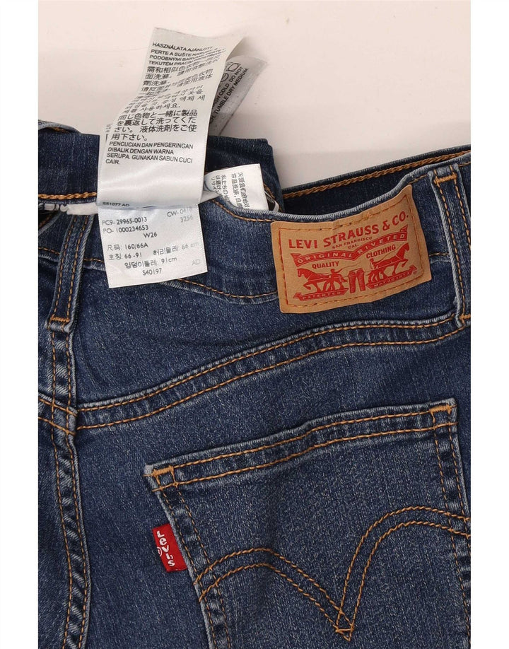Levi's Damen-Jeansshorts W26 Small aus marineblauer Baumwolle